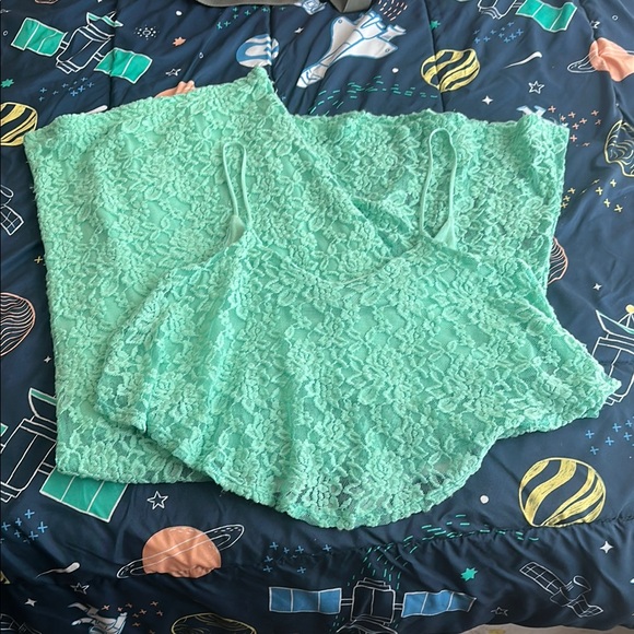 Lace Two Piece Set - Picture 1 of 3